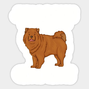 Just a person who loves CHOW CHOW Sticker